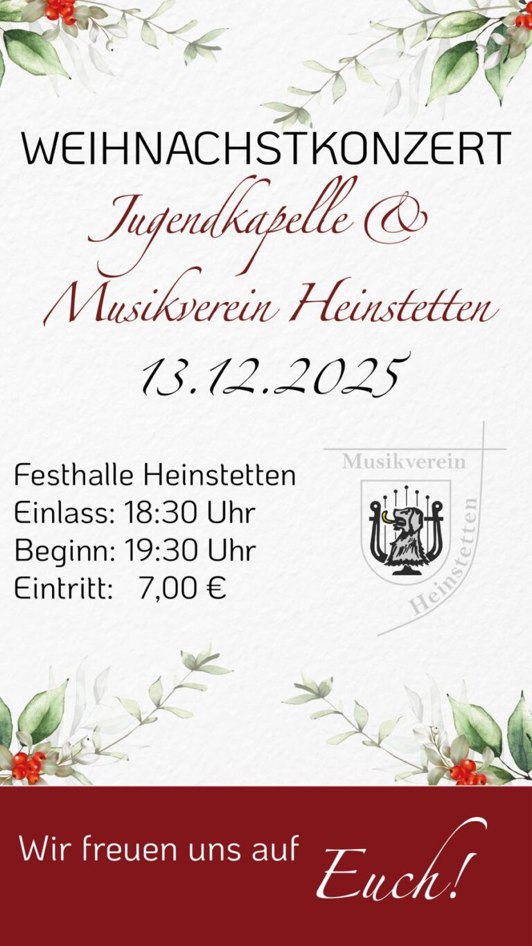 Mehr über den Artikel erfahren Weihnachtskonzert 2025